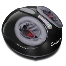 Foot Massager, Sotion Shiatsu Electric Massage Machine with Heat Function, Adjustable Intensity, Air Pressure, Deep 3D Kneading Rolling Vibration Relieves Plantar Fasciitis